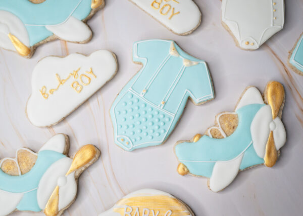 Baby Shower decorated cookies