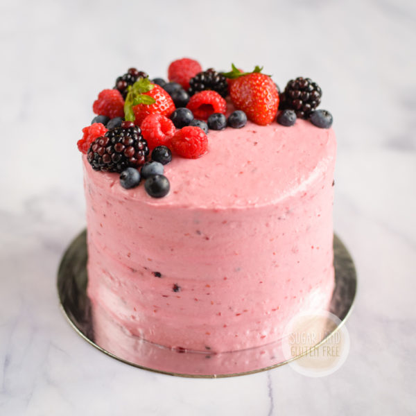 Gluten Free Berries Cake