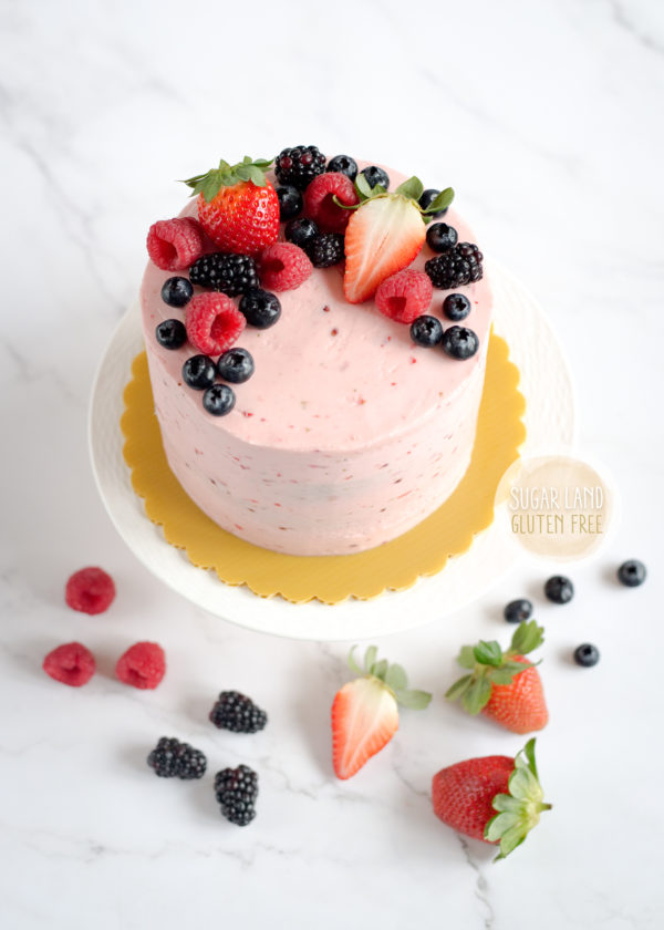 Vegan Berries cake