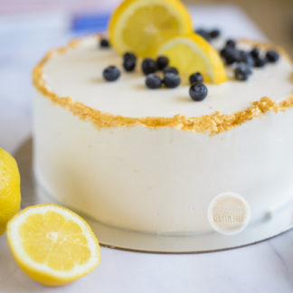 Gluten Free Lemon-blueberries cake