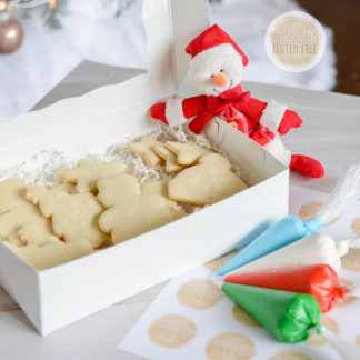Undecorated gluten free cookies kit
