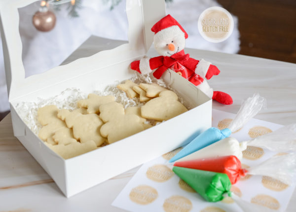 Undecorated gluten free cookies kit