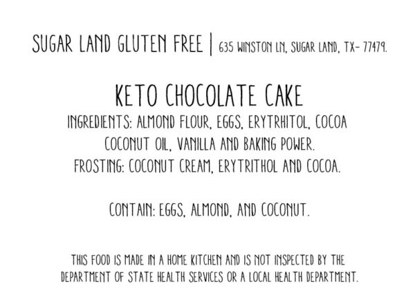 keto chocolate cake