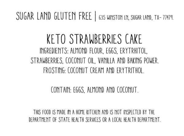 Keto Strawberries cake - Image 2