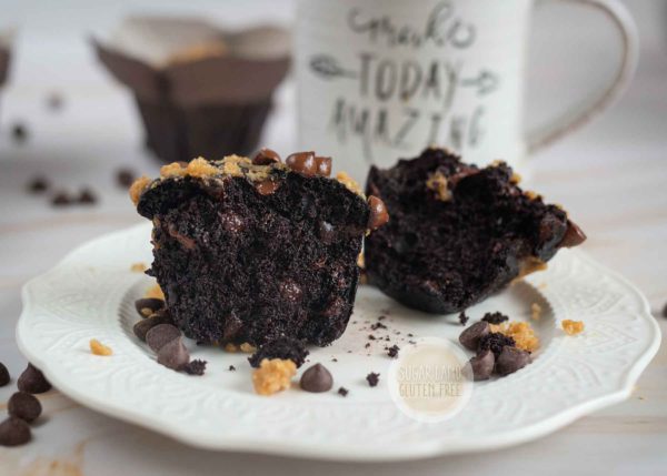 Gluten free dairy free chocolate muffin