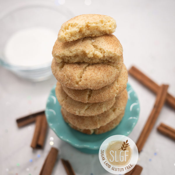 Vegan gluten free snickerdoodle cookies