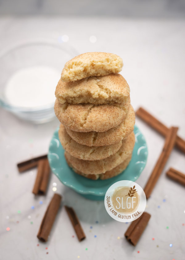 Vegan gluten free snickerdoodle cookies