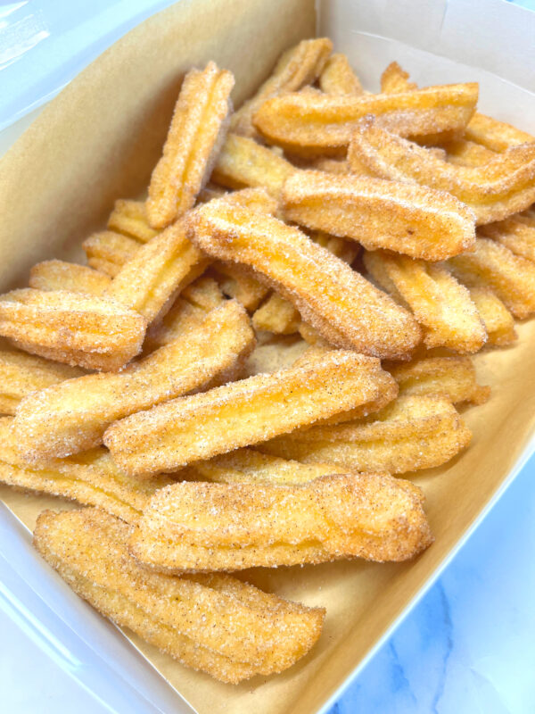 Gluten free churros, dairy free Churros