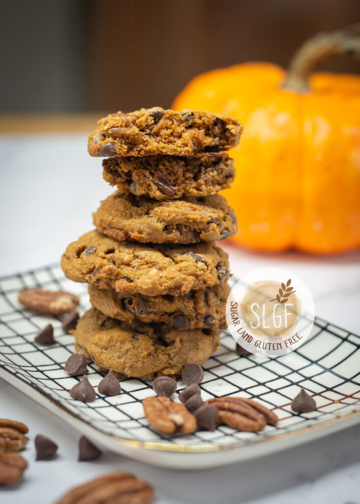 GF Pumpkin Pecan Chocolate Chip Cookies