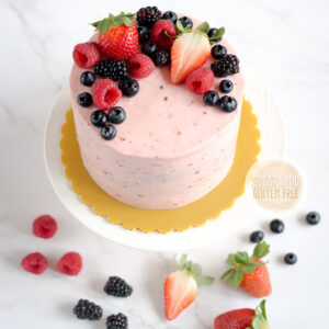 Gluten free berries cake